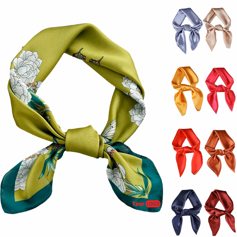 Women Elegant Square Scarf