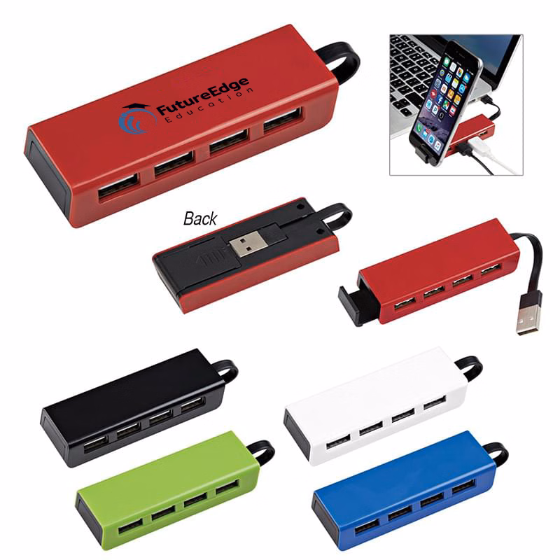 USB Power Outlets with Phone Stand