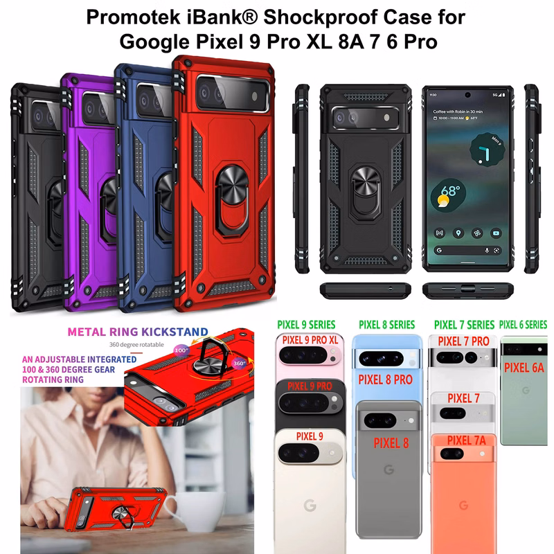 iBank® Shockproof Case for Google Pixel 10/9/8/7/6 A Pro XL