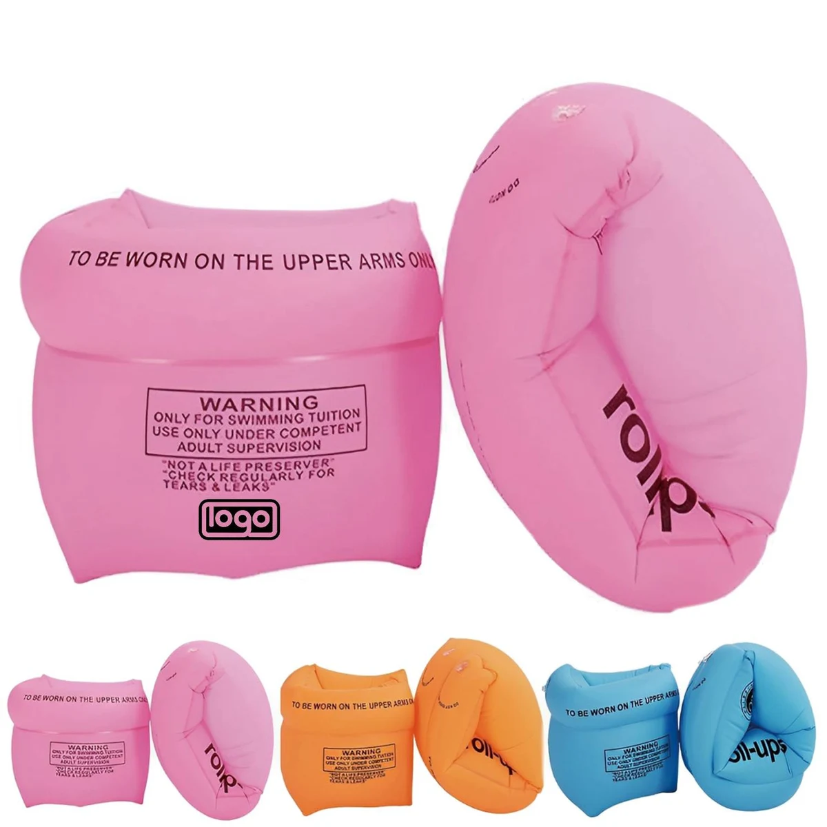 Kids' Inflatable PVC Arm Floaties - Swimming Safety Aid 1