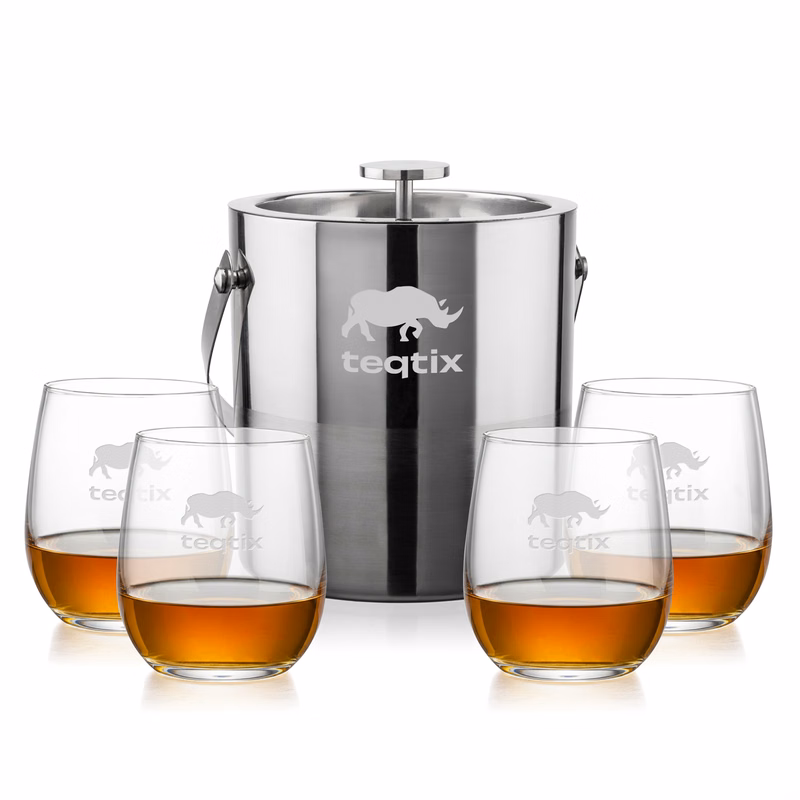 Catania Ice Bucket & Gibson On-the-Rocks Set