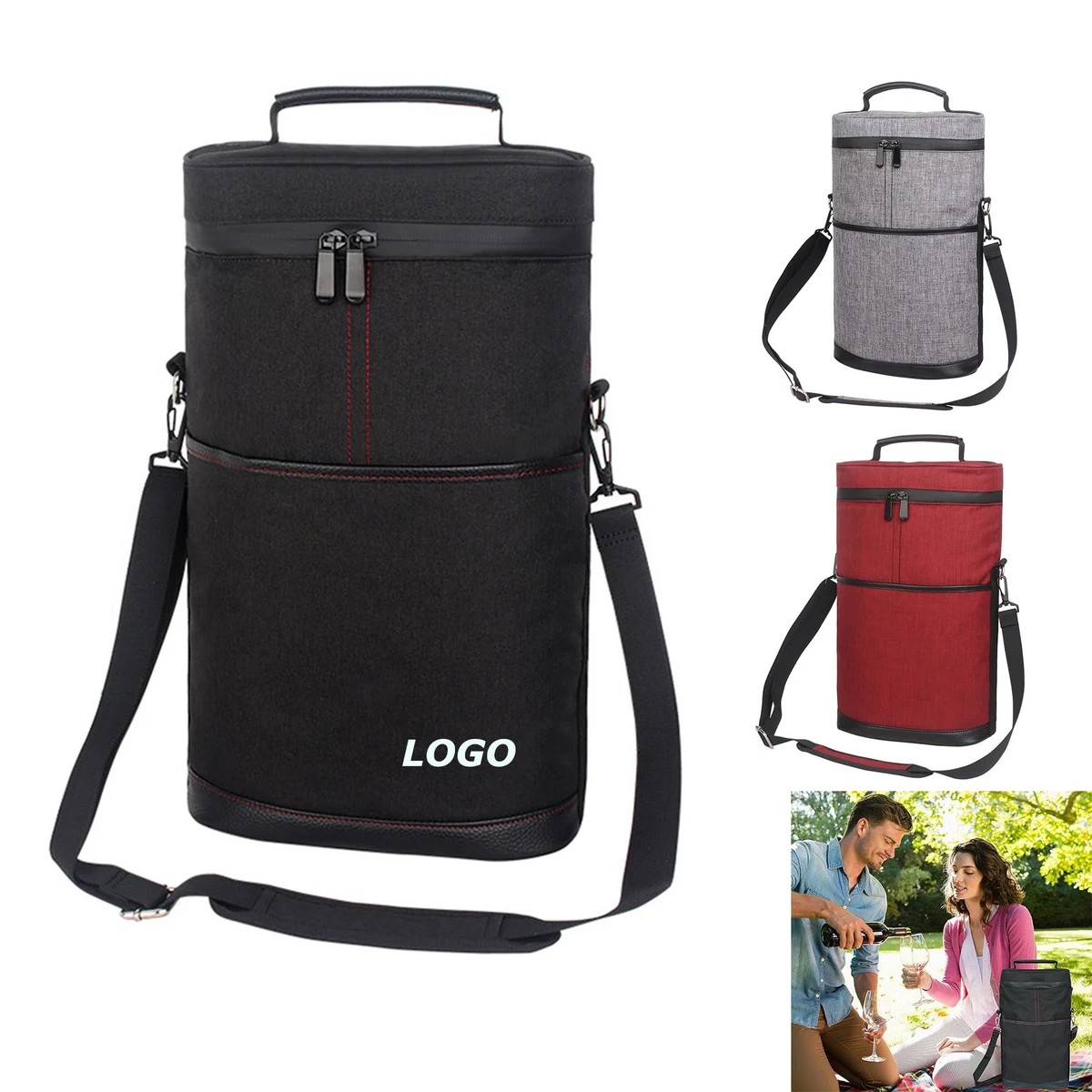 Portable Wine Insulated Travel Bag 1