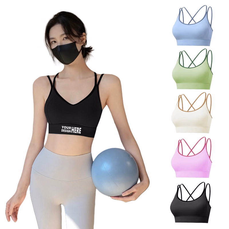 Cross Back Sports Bra For Women