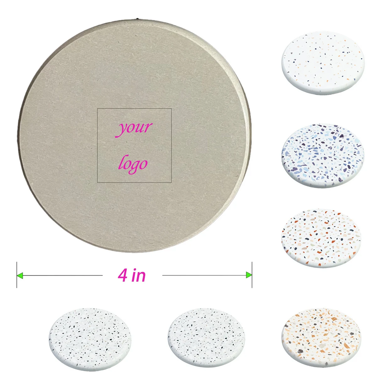 Diatom Mud Cup Coasters Anti Slip 1
