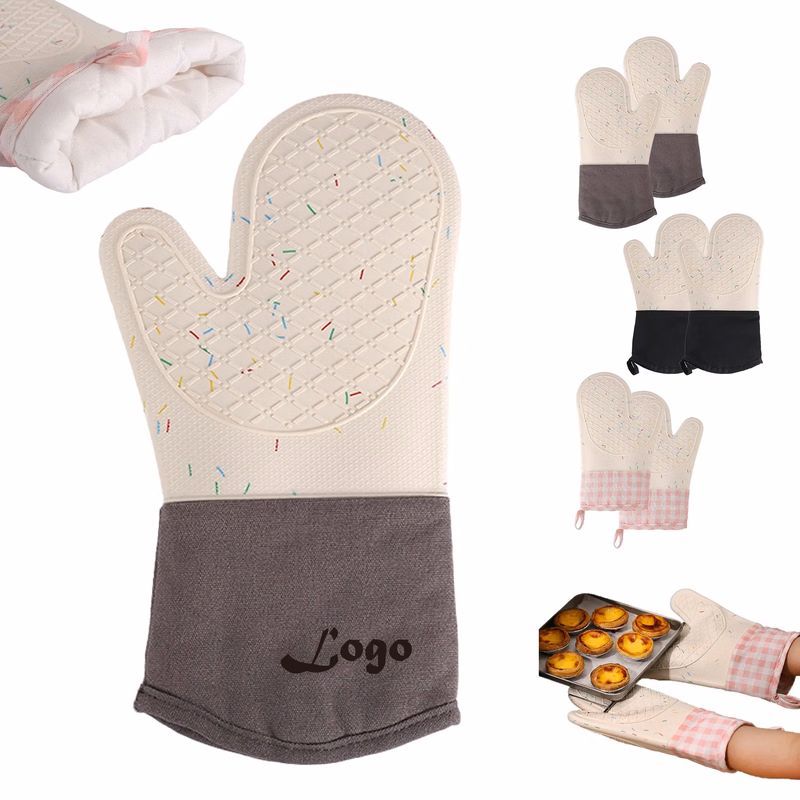 Colorful Sprinkle Silicone Oven Mitt