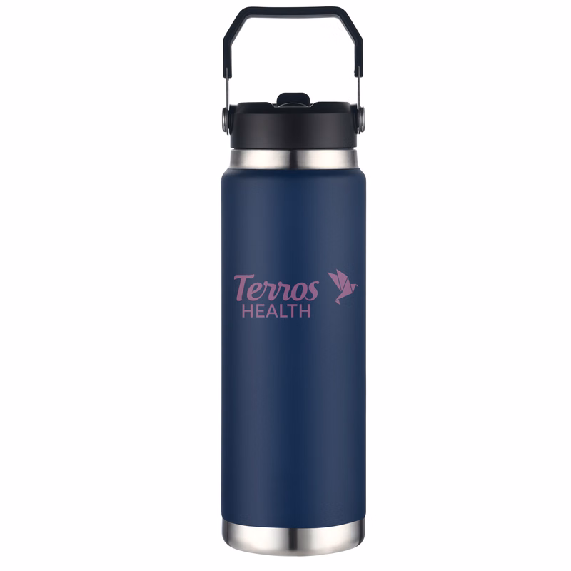 Fountain-XI 30 Oz. Water Bottle Travel Tumblers (Double Walled)