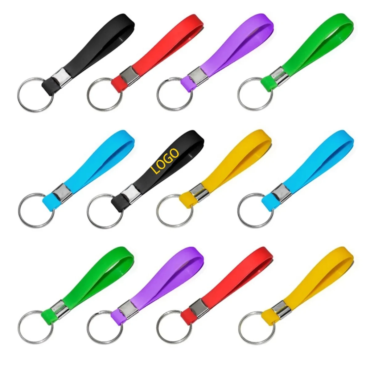 Silicone Bracelet Keychain 1