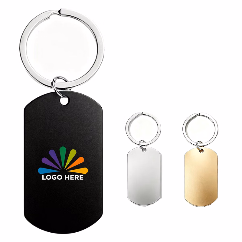 Custom Stainless Steel Dog Tag Keychain Wholesale