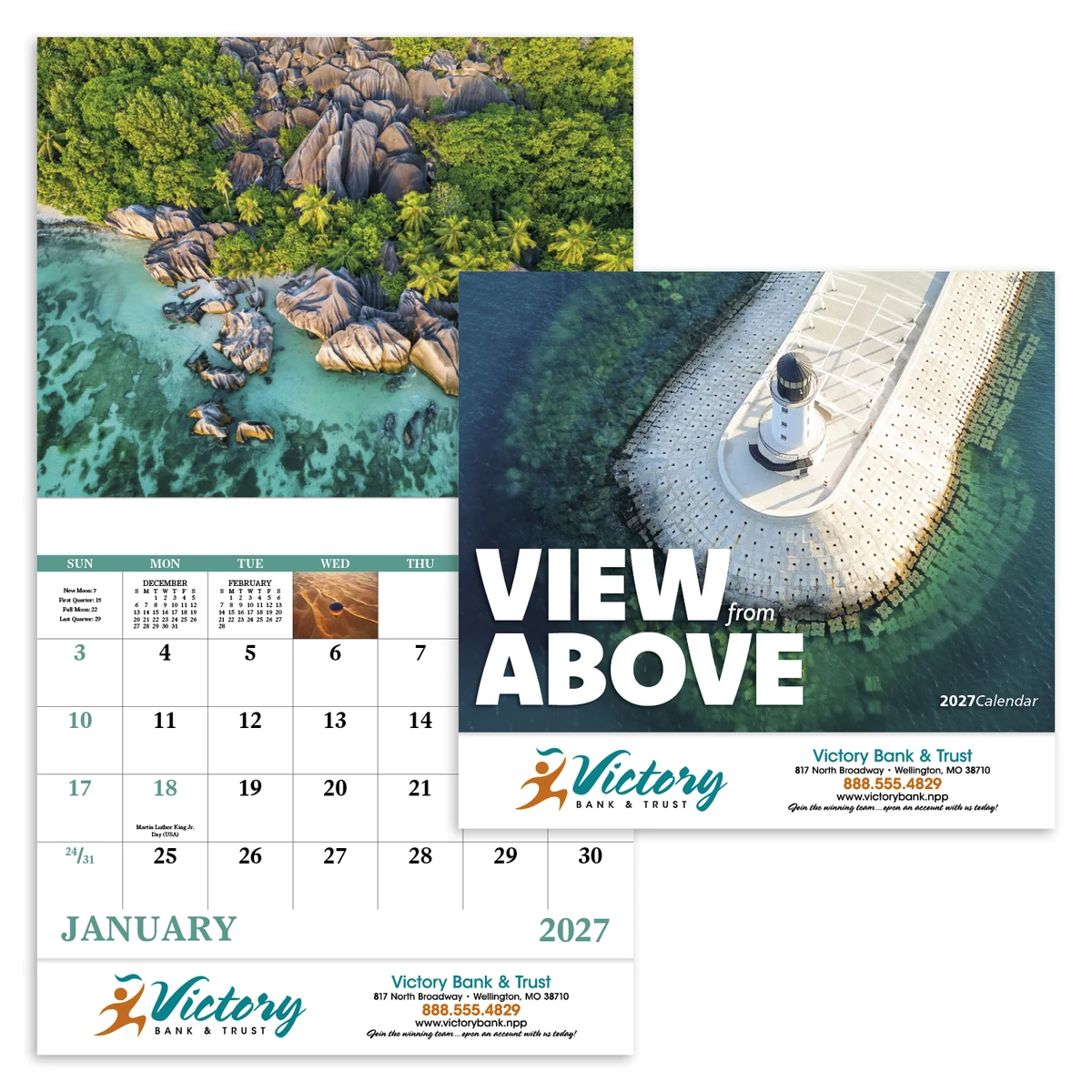 Good Value™ View from Above - Stapled Calendar 1