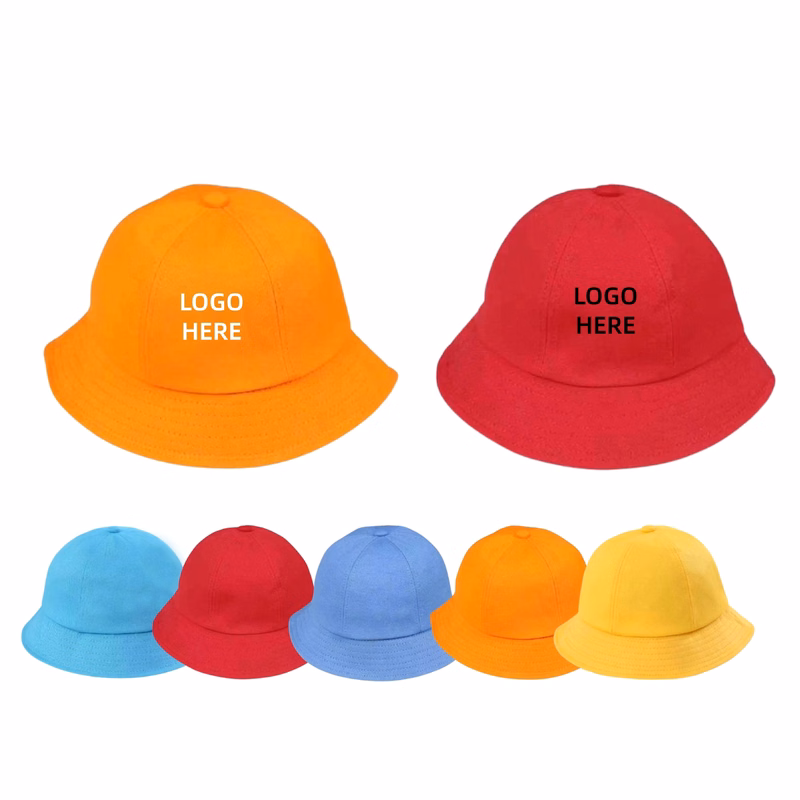 50 MOQ Children Cotton Fisherman Hat