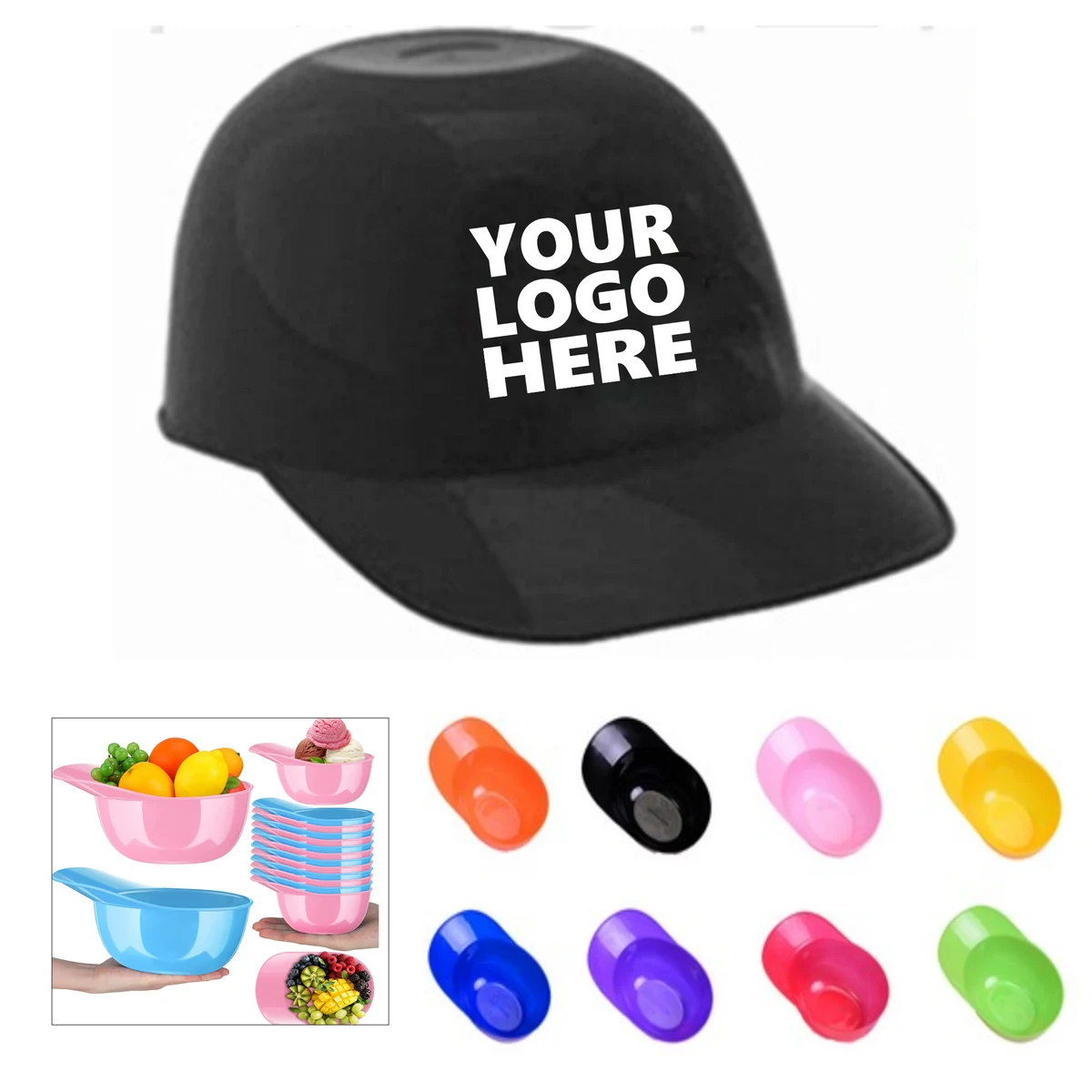 Baseball Hat Ice Cream Bowl (8oz Capacity) 1