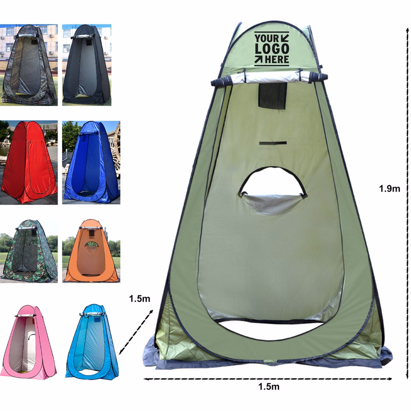 1.5 * 1.5 * 1.9m Outdoor Shower Tent with Window