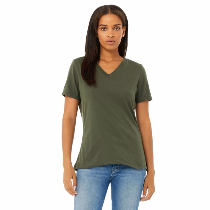 Bella Missys Relaxed Jersey Short-Sleeve V-Neck T-Shirt