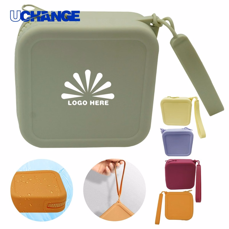 Spill-Proof Silicone Travel Cosmetic Bag