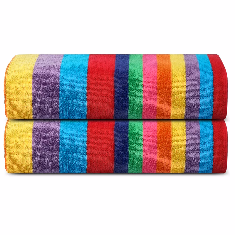 Rainbow Beach Pool Towels