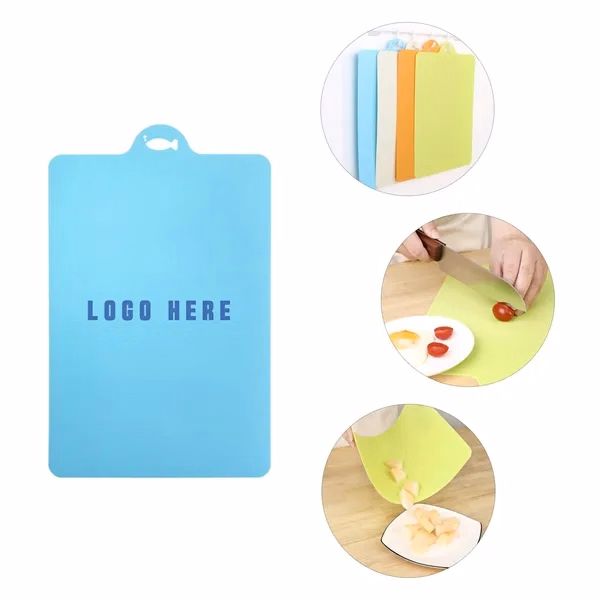 Custom Ultra Thin Flexible Plastic Cutting Board — Antibacterial Kitchen Prep