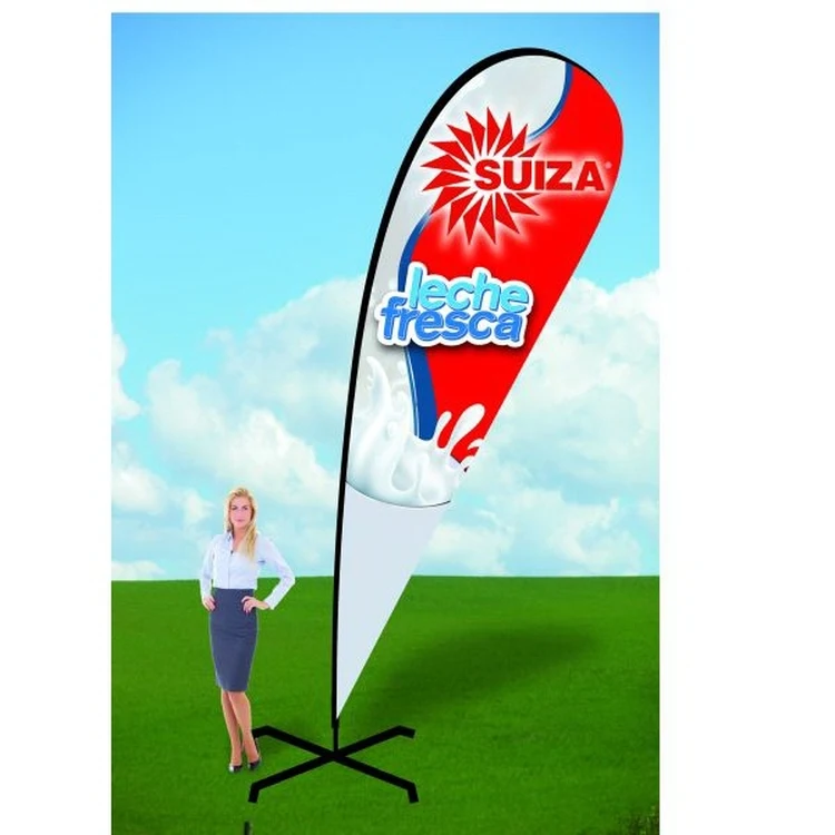 16ft Tear Drop Flag with X Stand-Double 1