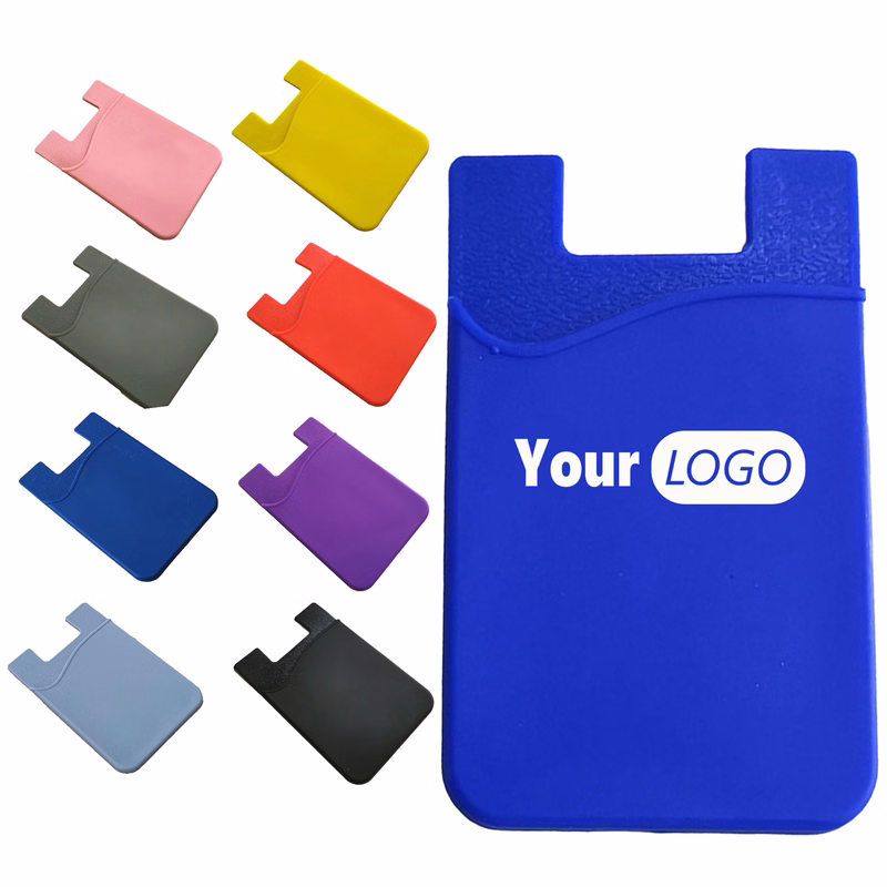 Silicone Adhesive Cell Phone Wallet