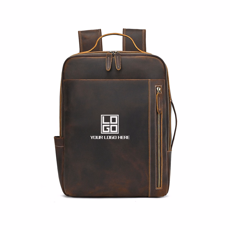 Retro Leather Backpack