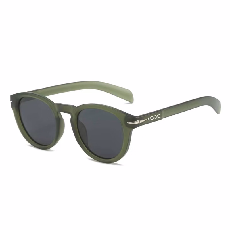Unisex Oval Polycarbonate Sunglasses