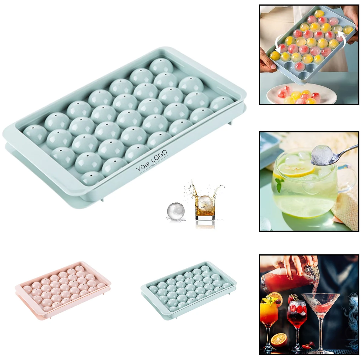 Round Ice Cube Tray 1