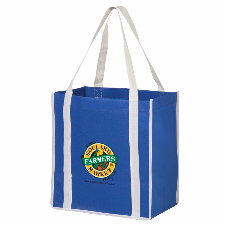 Non-woven Grocery Tote - Two Tone