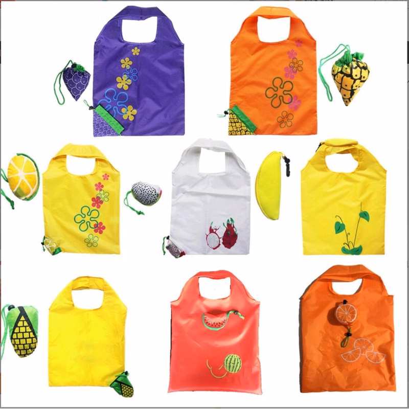 Fold Pull Cord Shopping fruit Bag