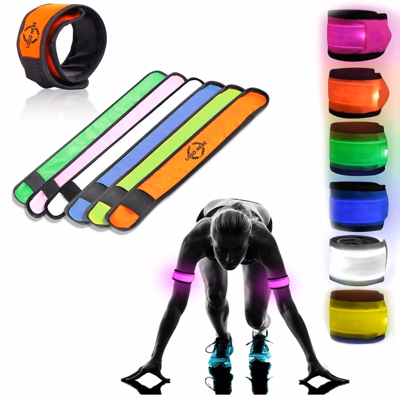 LED Light Up Band Slap Bracelets