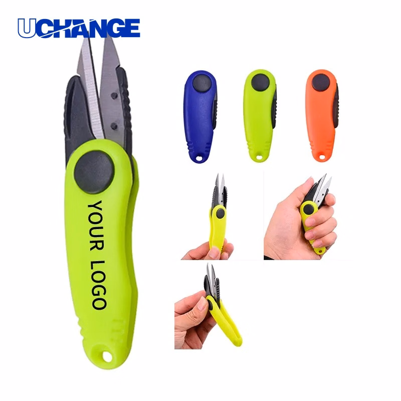 Portable Fishing Line Scissors Tool with Plastic Handle