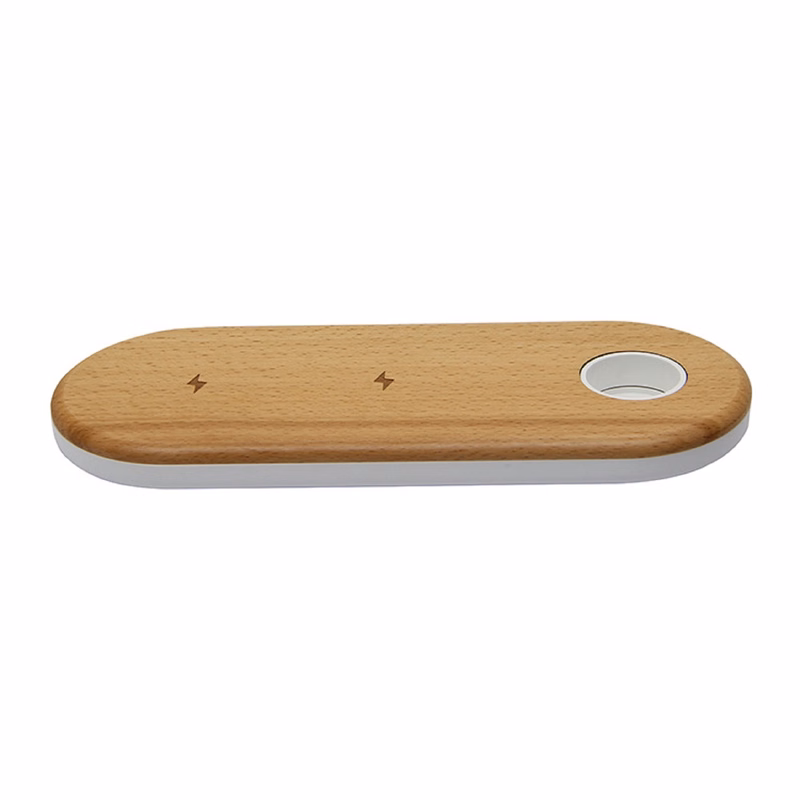 Wood 3 in 1 Wireless Charger