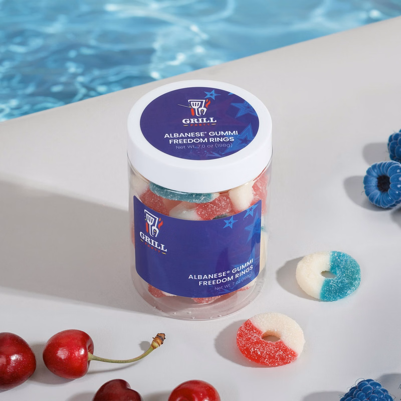 Albanese® Gummi Freedom Rings: Large Jar