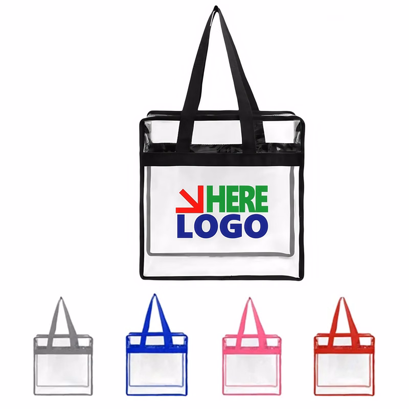 Transparent Stadium Tote Bag