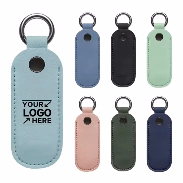 Premium Leather Case Mini U Disk Storage Pouch Key Holder