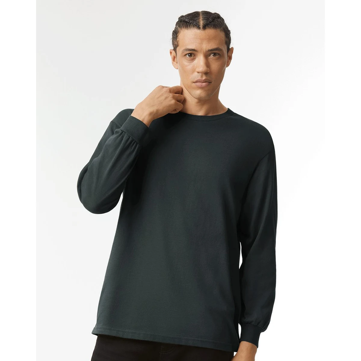 Unisex Heavyweight Cotton Long Sleeve Tee - 1304 1