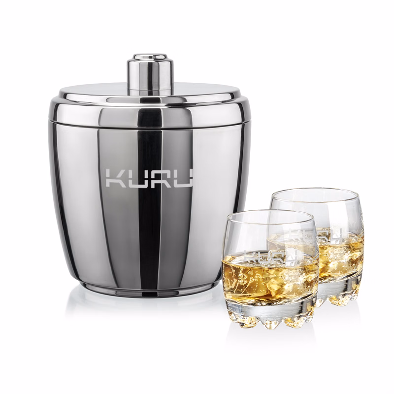 Pescara Ice Bucket & Haddington On-the-Rocks Set