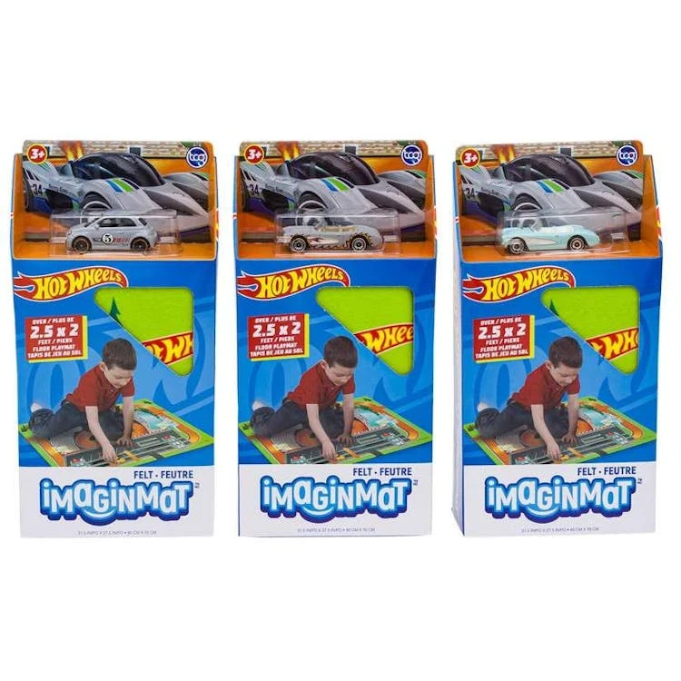 Hot Wheels Felt Playmat 31 x 27" - Assorted 1
