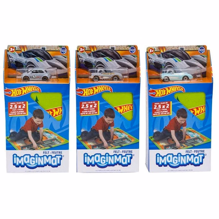 Hot Wheels Felt Playmat 31 x 27" - Assorted