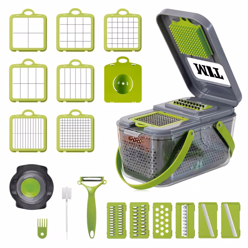 22-in-1 super Chop Pro Vegetable Chopper & Dicer Set