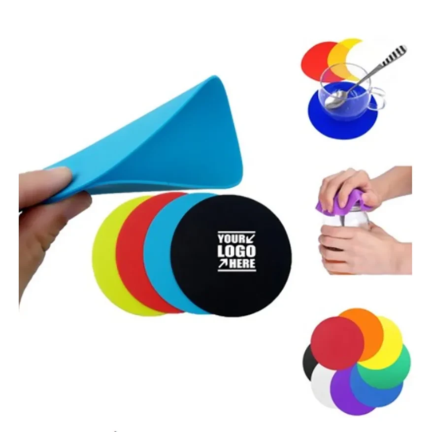 Round Silicone Bottle Opener 1