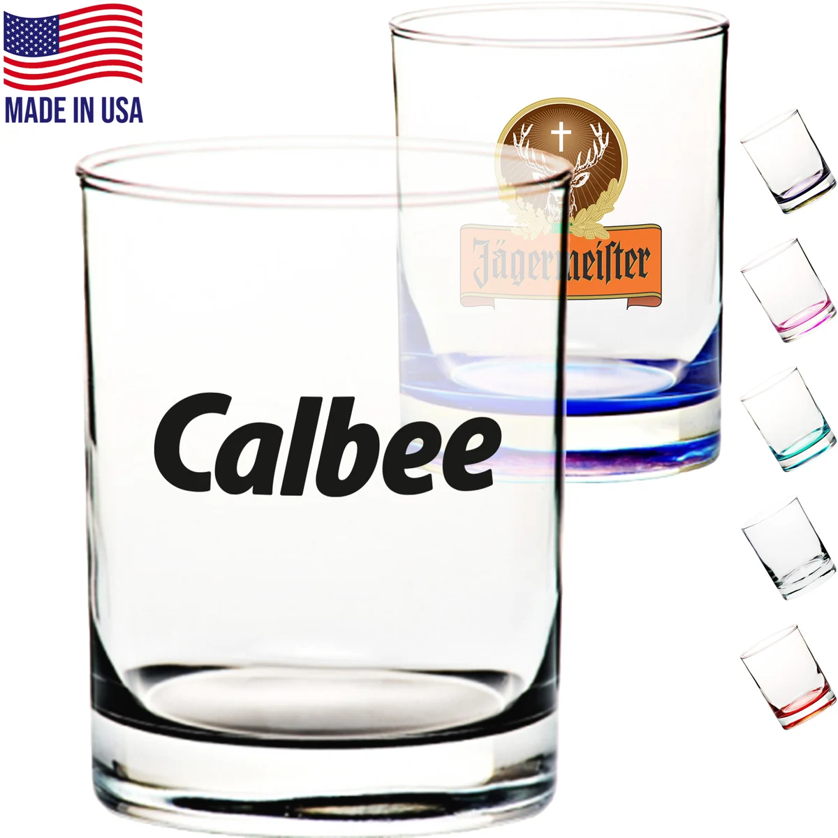 13.5 oz. USA Made Libbey Rocks Glasses w/ Heavy Base 1