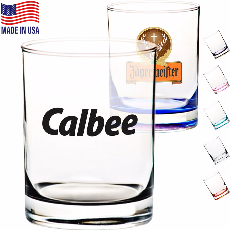 13.5 oz. USA Made Libbey Rocks Glasses w/ Heavy Base