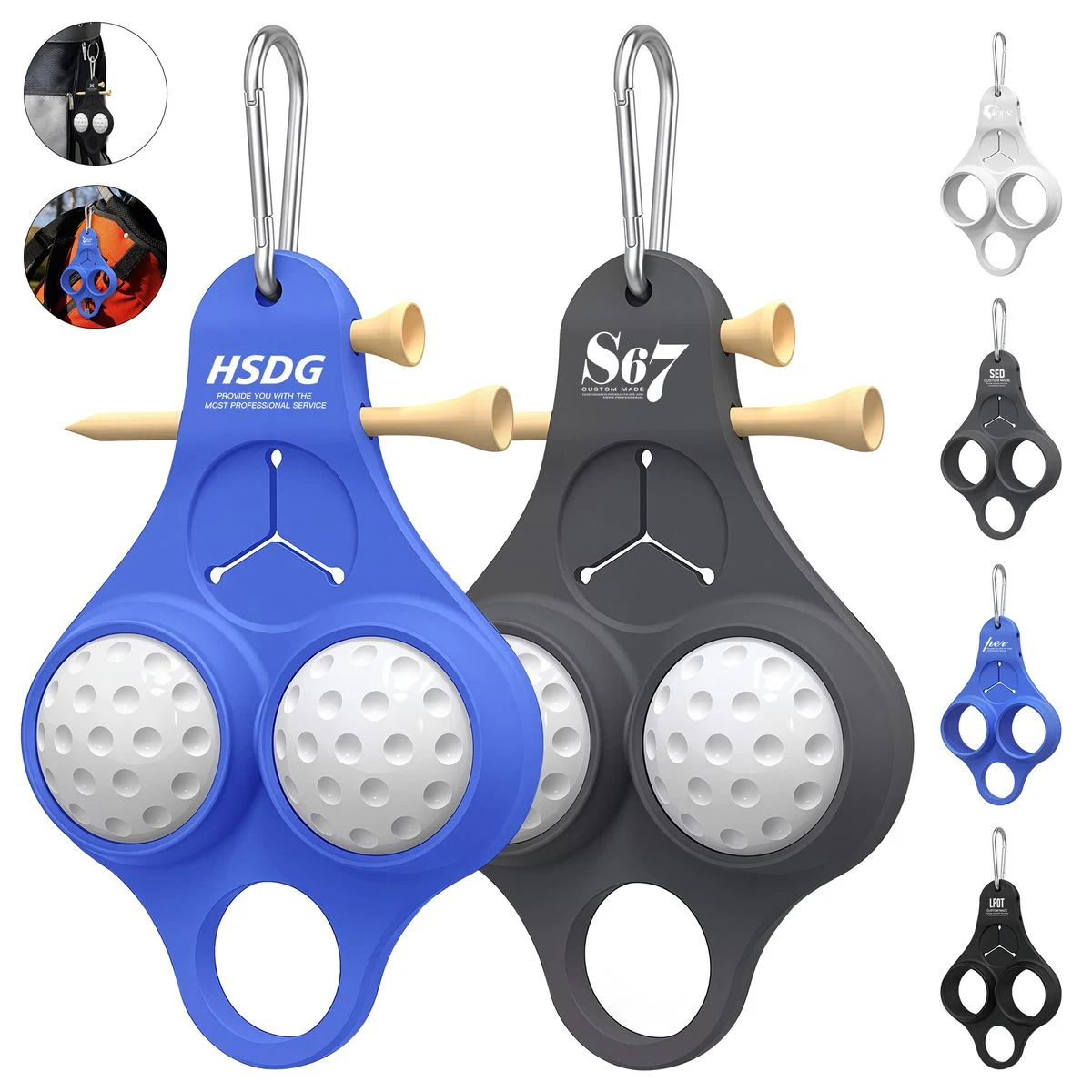 Silicone Storage Rack For Golf Balls 1