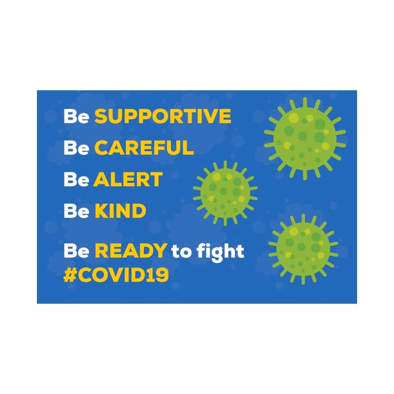 Coronavirus Precautions Poster - COVID-19 Safety Wall Murals - Coronavirus Precautions