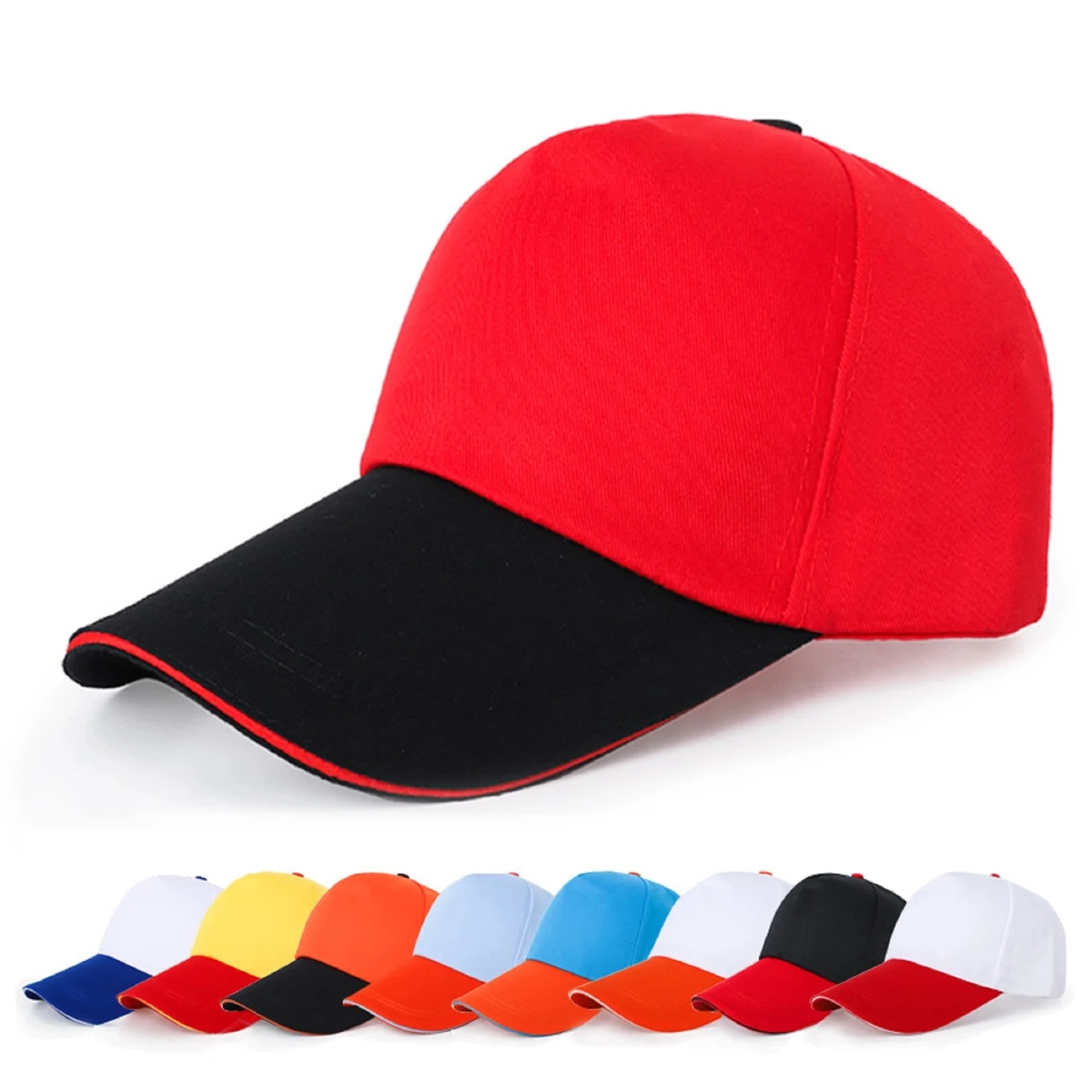 Colorful Double Color Baseball Bump Cap 1