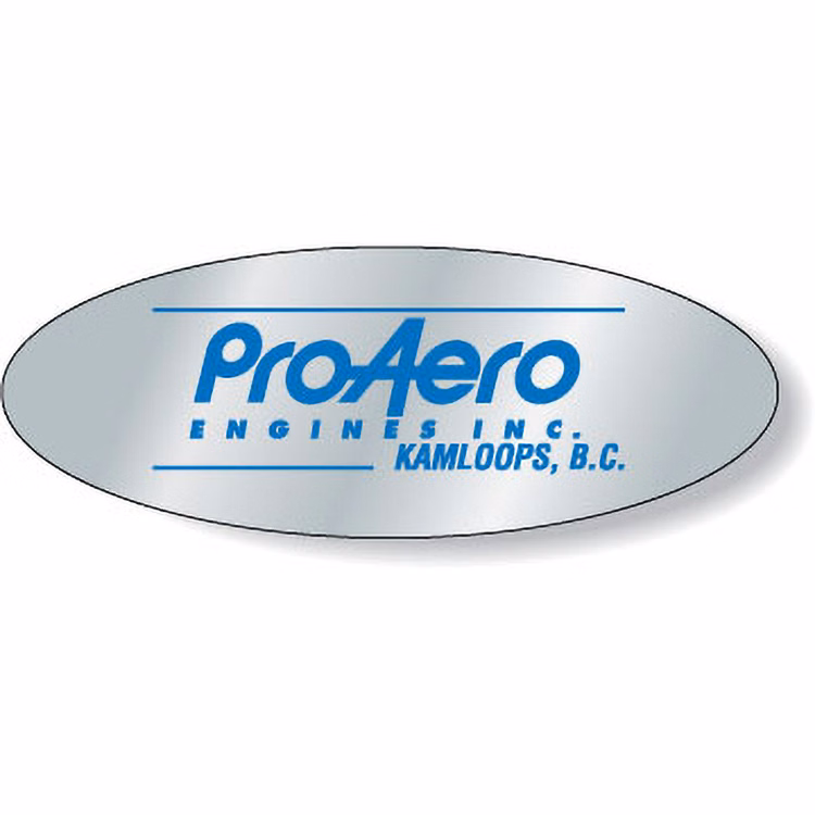 Bright Silver Foil Paper Roll Label Stock Oval (1.5"x4")