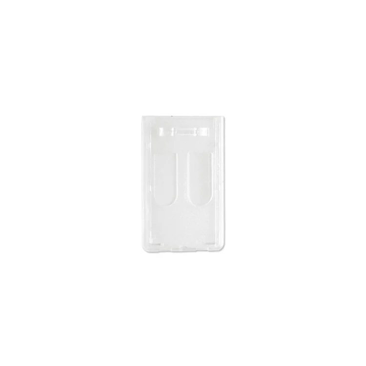 2.15" W x 3.44" H - Vertical Rigid Card Holder (Blank) 1