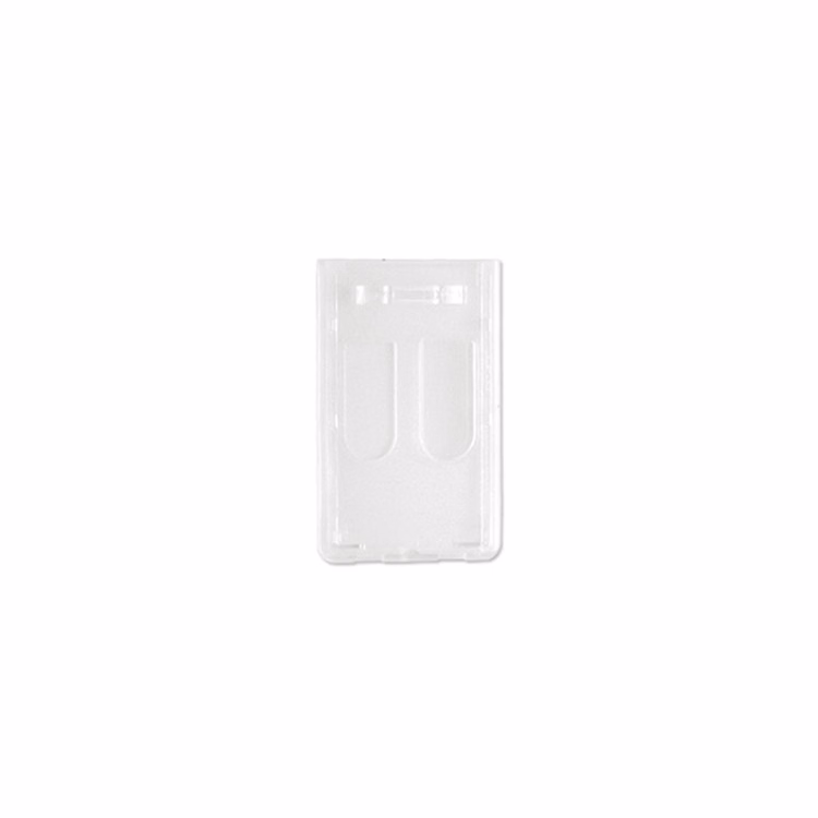 2.15" W x 3.44" H - Vertical Rigid Card Holder (Blank)