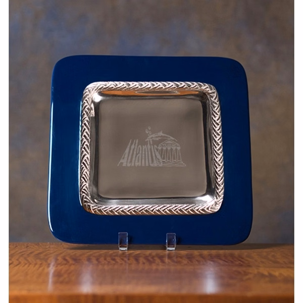 Navy Blue Stockton Serving Tray