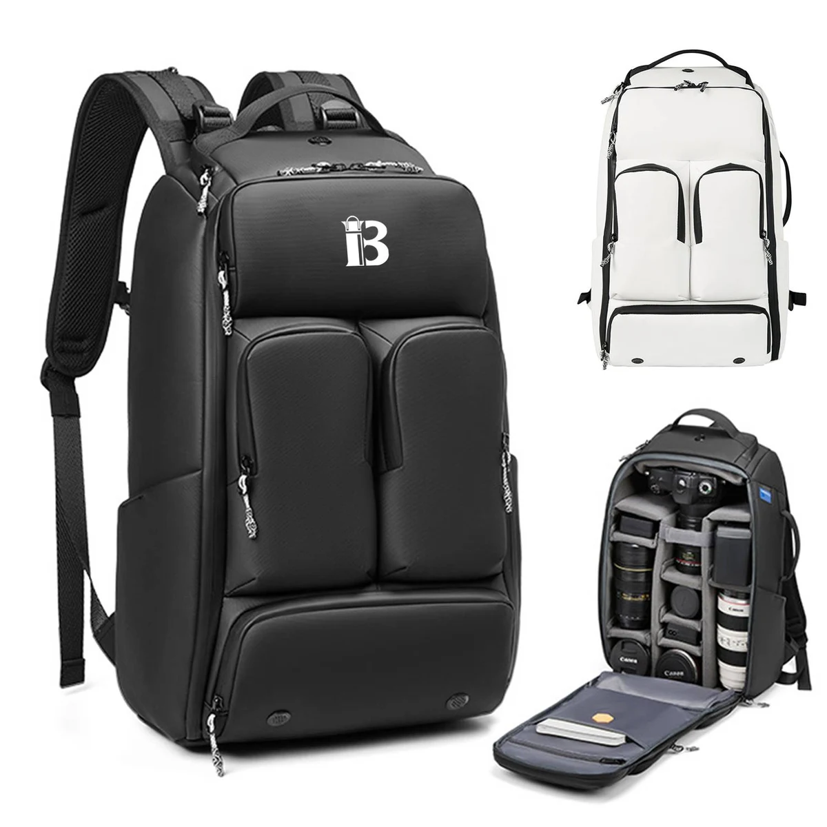 Outdoor Travel Polyester Camera Backpack 1