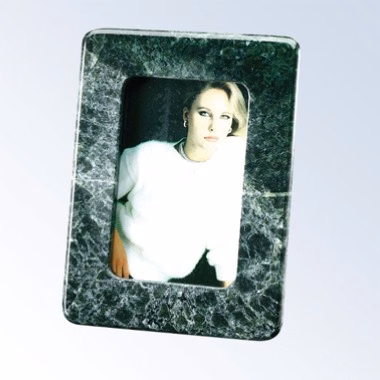 Green Marble Photo Frame - Holds 6" x 4" Picture